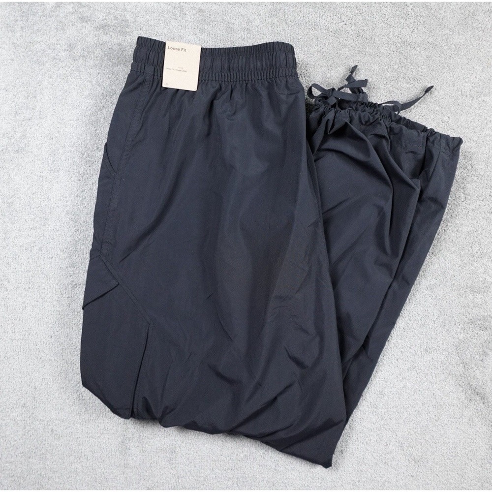 Nike Jordan Pants Parachute Cargo Flight Chicago HM6144-010 $100 Women's L